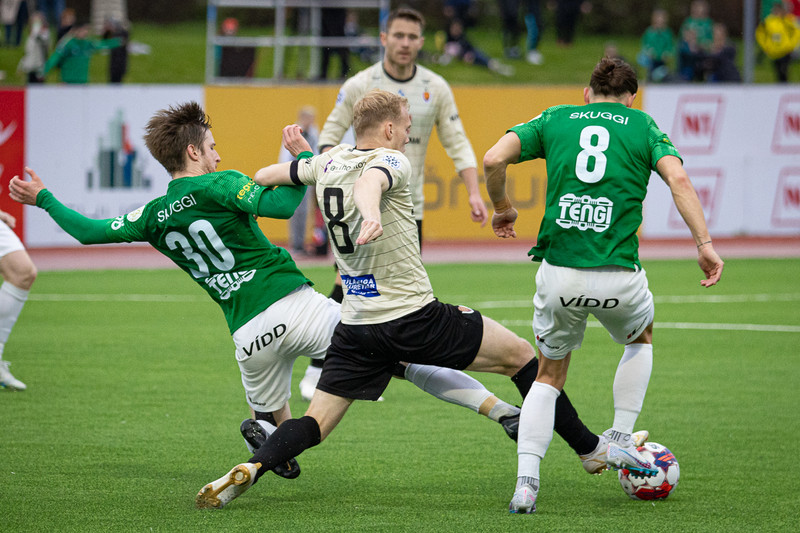 Myndaveisla frá dramatísku jafntefli Breiðbliks og Víkings