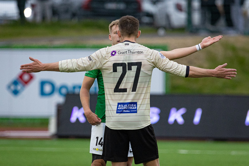 Myndaveisla frá dramatísku jafntefli Breiðbliks og Víkings
