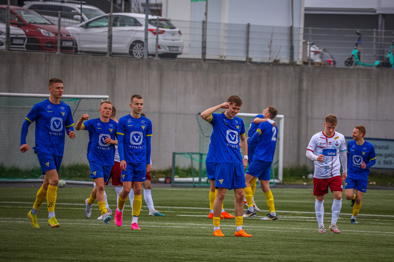 Myndaveisla: Grótta burstaði Leikni í fyrrakvöld