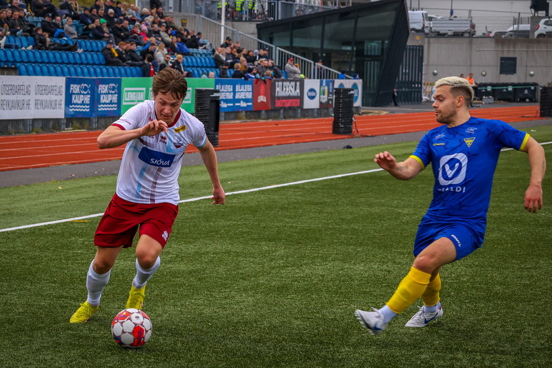 Myndaveisla: Grótta burstaði Leikni í fyrrakvöld