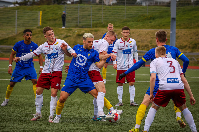 Myndaveisla: Grótta burstaði Leikni í fyrrakvöld