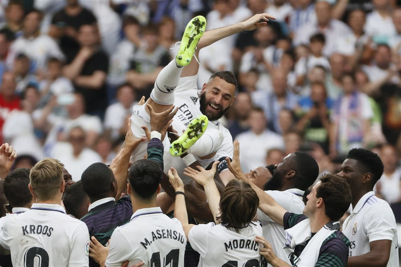 Spánn: Benzema skoraði í sínum síðasta leik