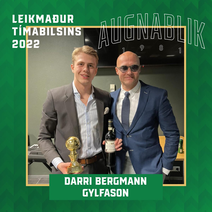 Darri Bergmann Gylfason hér til vinstri.