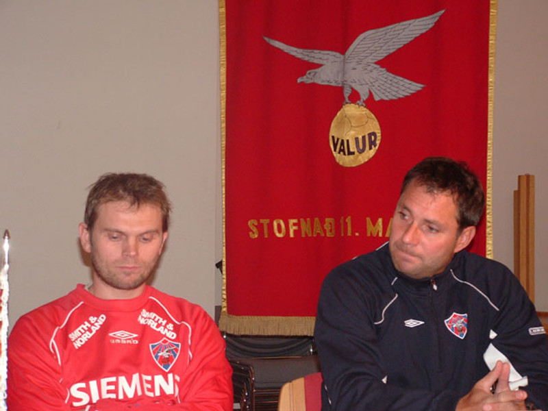 Gummi og Willum saman hjá Val.
