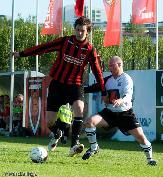 Varnarmaðurinn Tómas Guðmundsson.