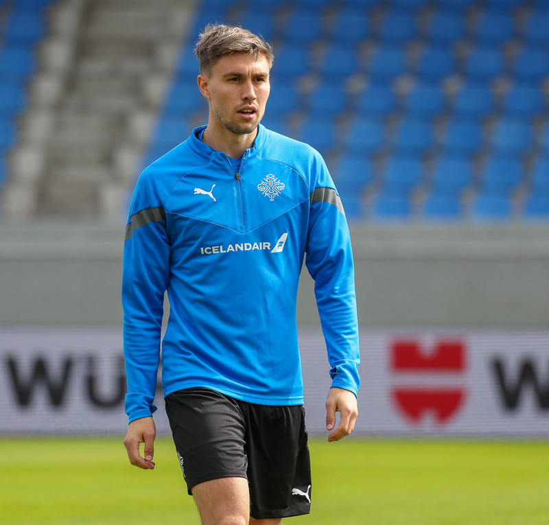 Daníel á landsliðsæfingu fyrr í þessum mánuði.