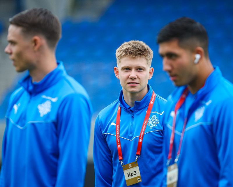 Kristian Nökkvi Hlynsson fékk ekki heldur að taka þátt.