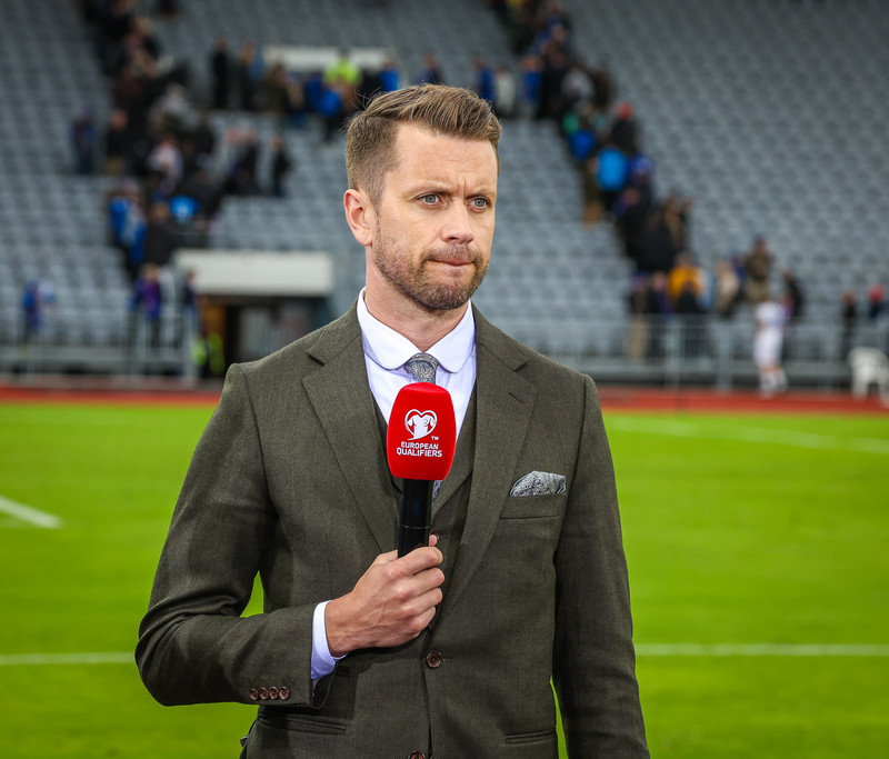 Kári Árnason var frábær varnarmaður, og frábær leiðtogi, fyrir íslenska liðið.