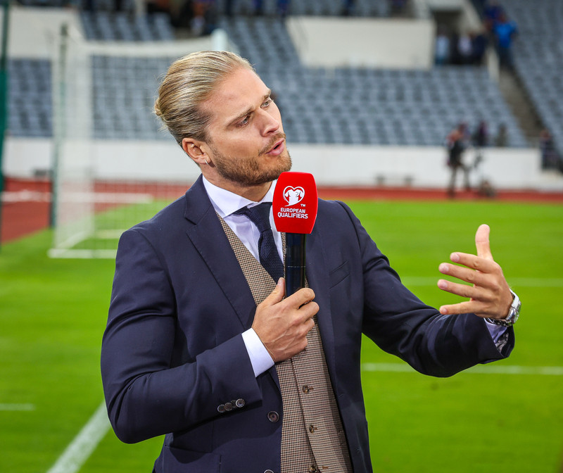 Ánægður með fyrirsögnina 'The new David Beckham'.