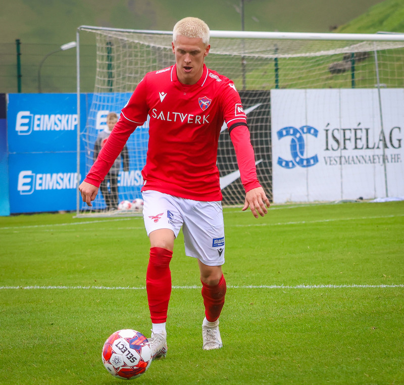 Adam Ægir Pálsson í leik með Val