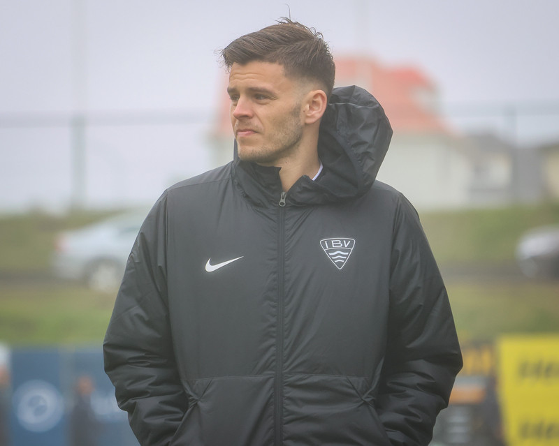 Eiður Aron Sigurbjörnsson varnarmaður ÍBV
