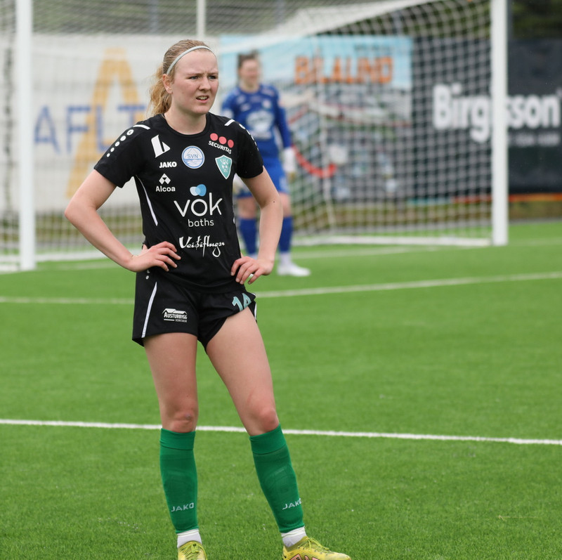 Katrín Edda er góð í ólsen ólsen.