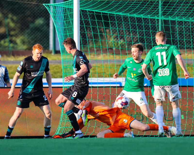 Myndaveisla: Breiðablik sló Shamrock Rovers út