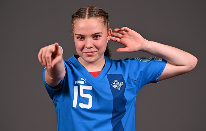 Sigdís Eva skoraði sigurmark íslenska liðsins