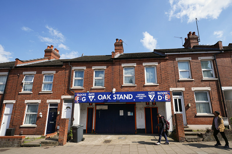Frá Kenilworth Road, heimavelli Luton.