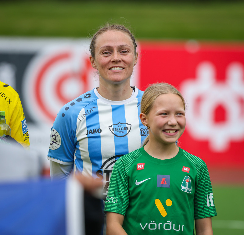 Sif Atladóttir átti góðan leik á Sauðárkróki.
