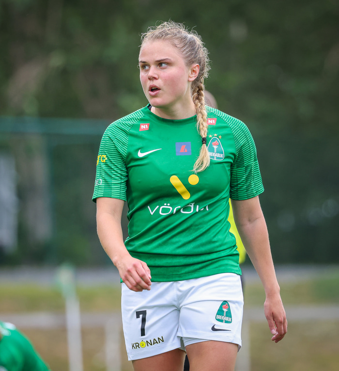 Agla María Albertsdóttir hefur verið öflug í sumar.