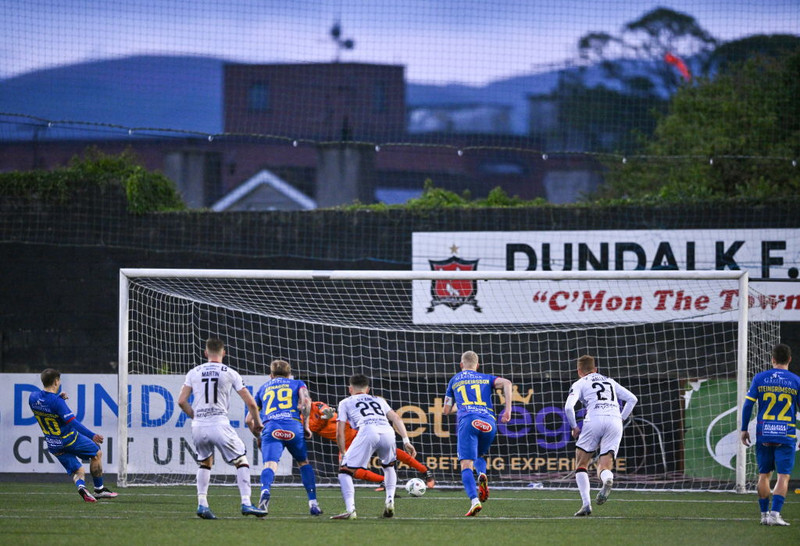 Úr leiknum gegn Dundalk.