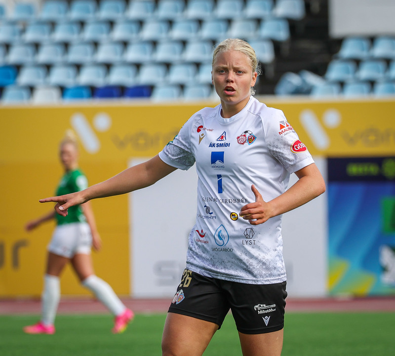Ísfold Marý Sigtryggsdóttir er efnilegur miðjumaður.