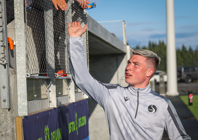 Ómar Björn Stefánsson átti góðan leik í liði Fylkis