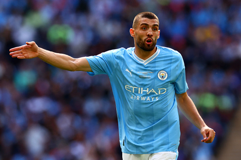 <b>Miðjumaður: Mateo Kovacic (Man City)</b> - Skoraði tvennu gegn Fulham og var mikilvægur þegar kom að því að stýra hraða leiksins.