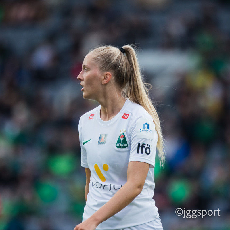 Birta Georgsdóttir í bikarúrslitaleiknum