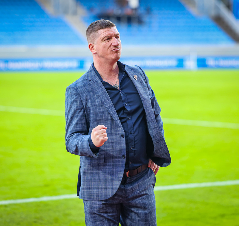 John eftir bikarúrslitaleikinn.