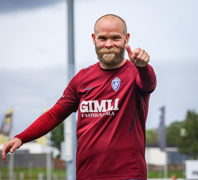 Ásgeir Börkur lagði skóna á hilluna.