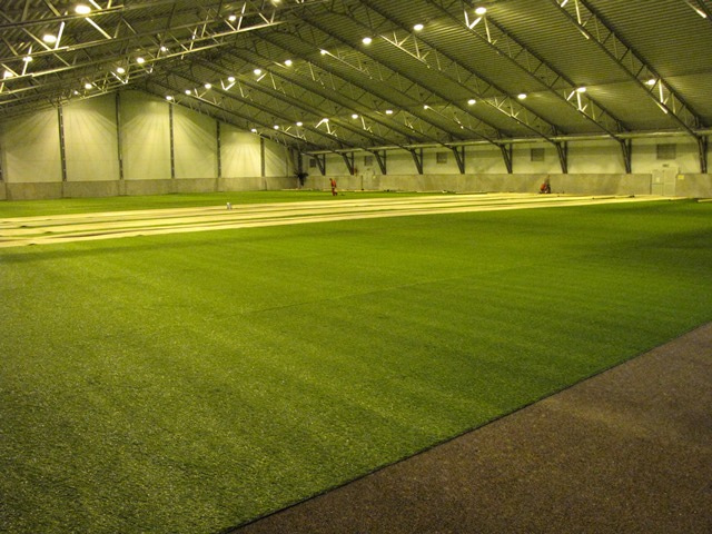 Grasið leit talsvert betur út 2012 þegar það var nýtt.