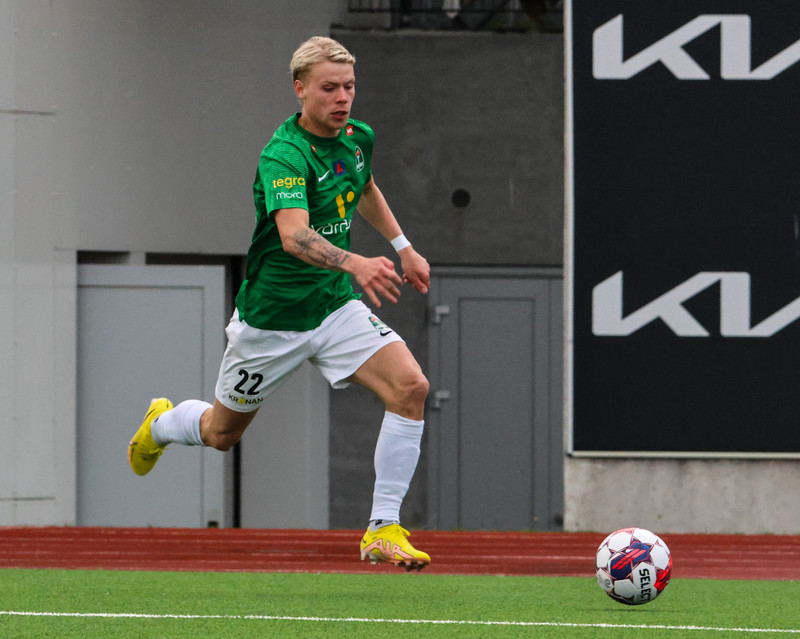 Ágúst gerði þrennu í síðari hálfleiknum