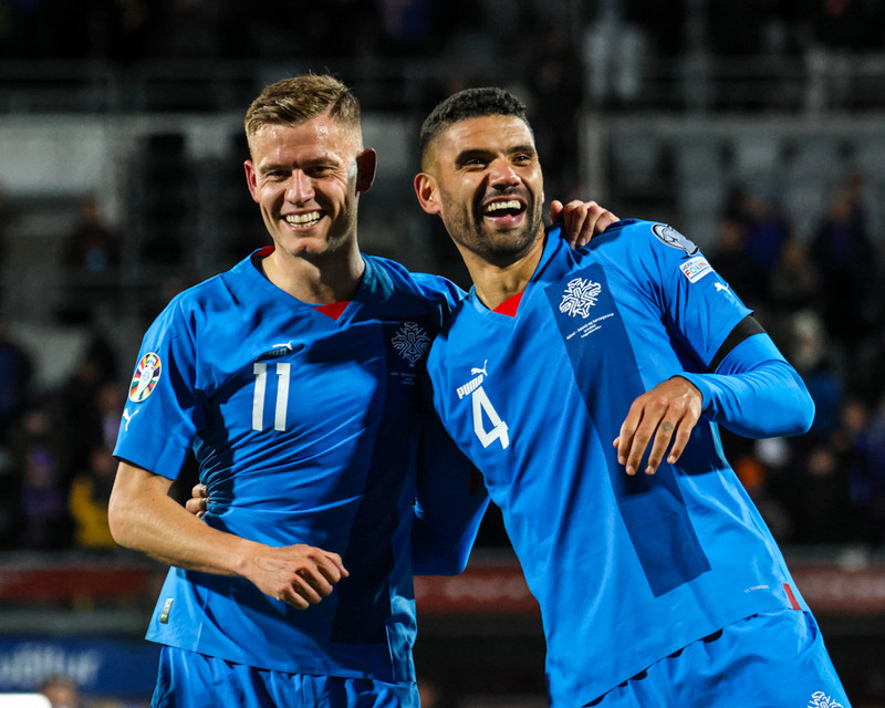 Alfreð Finnbogason og Guðlaugur Victor voru samherjar hjá Eupen.