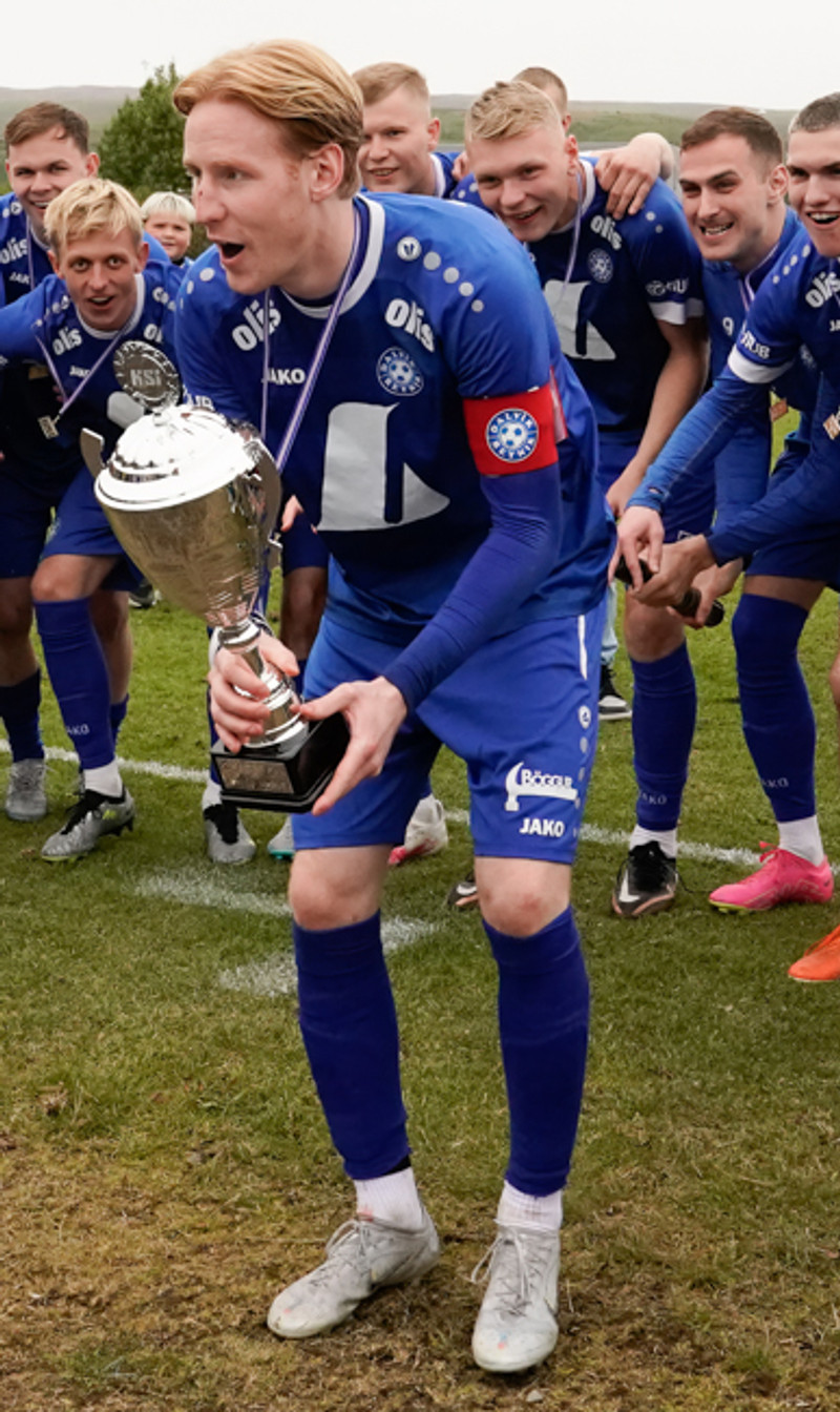 Þröstur Mikael Jónasson er fyrirliði.