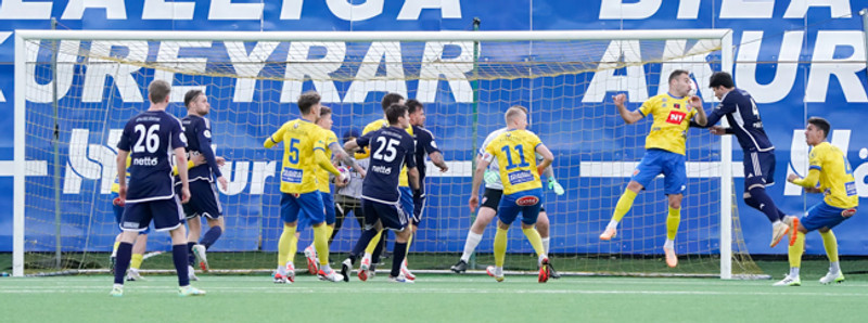 Myndaveisla: KA vann Keflavík í neðri hlutanum