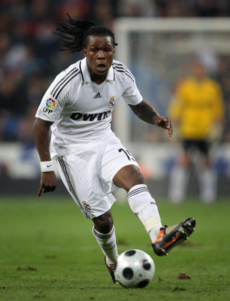 Royston Drenthe í leik með Real Madrid.