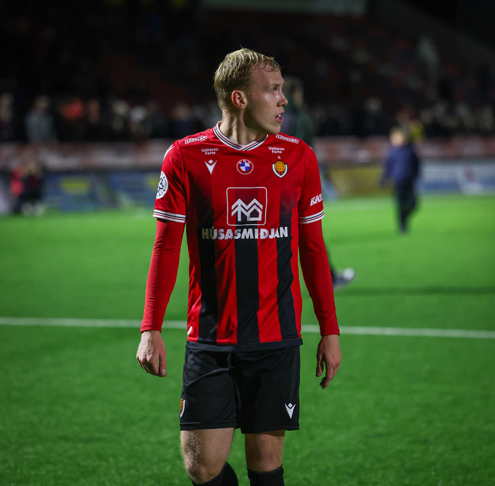 Í leik með Víkingum síðasta sumar.