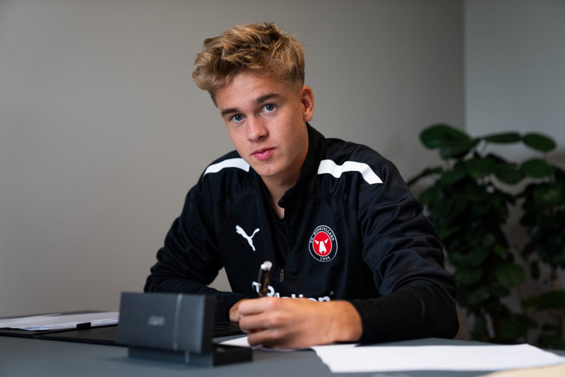 Daníel Freyr Kristjánsson er á láni hjá Fredericia frá Midtjylland