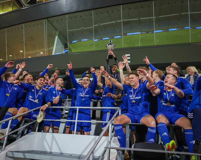 Myndaveisla: Víðir vann Fótbolti.net bikarinn