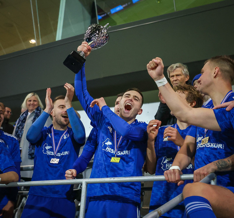 Myndaveisla: Víðir vann Fótbolti.net bikarinn