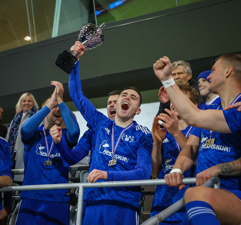 Myndaveisla: Víðir vann Fótbolti.net bikarinn