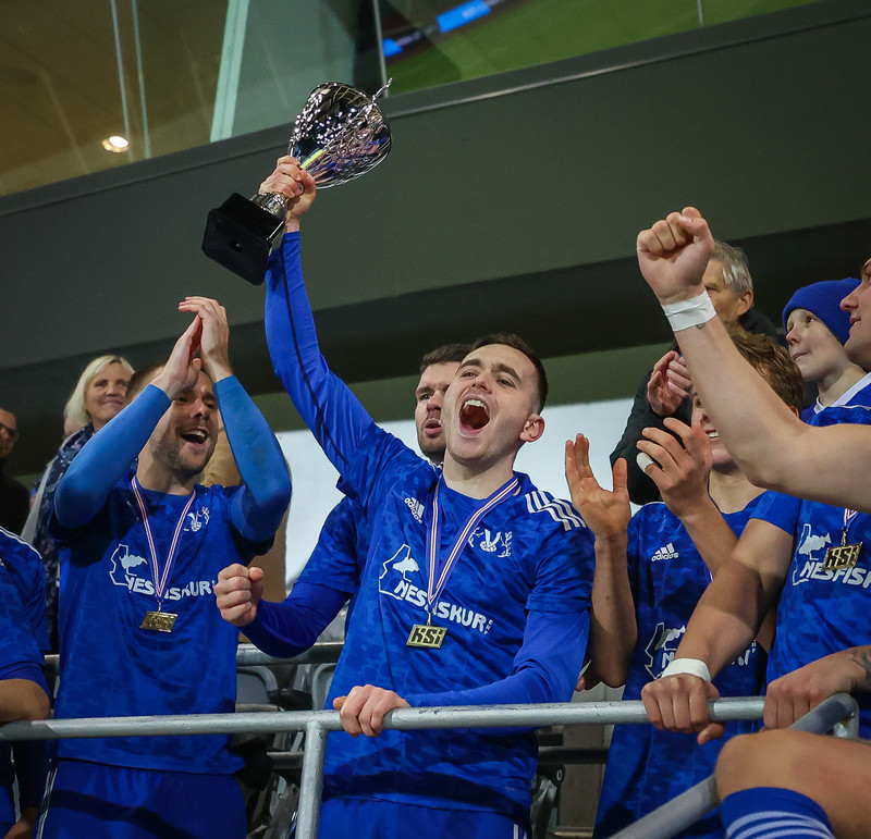 Myndaveisla: Víðir vann Fótbolti.net bikarinn