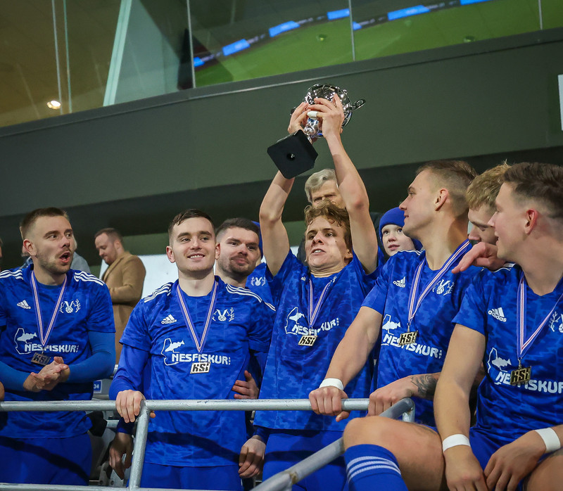 Myndaveisla: Víðir vann Fótbolti.net bikarinn