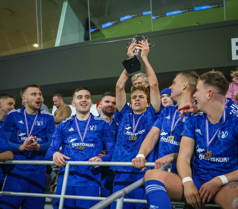 Myndaveisla: Víðir vann Fótbolti.net bikarinn
