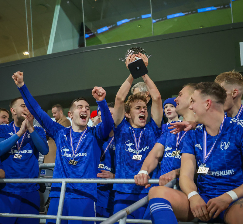 Myndaveisla: Víðir vann Fótbolti.net bikarinn