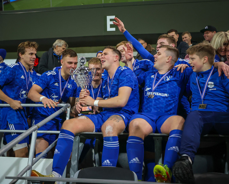 Myndaveisla: Víðir vann Fótbolti.net bikarinn