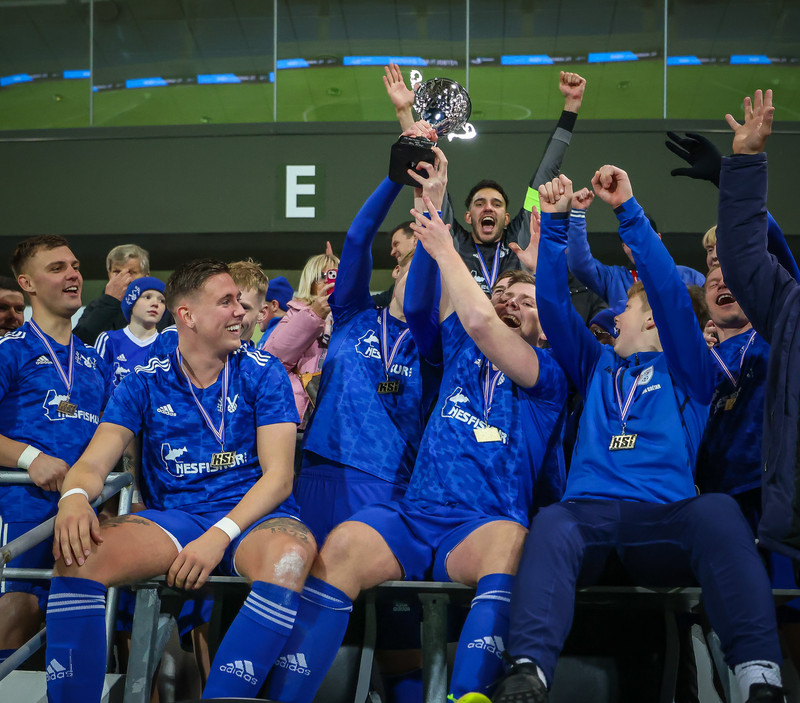 Myndaveisla: Víðir vann Fótbolti.net bikarinn