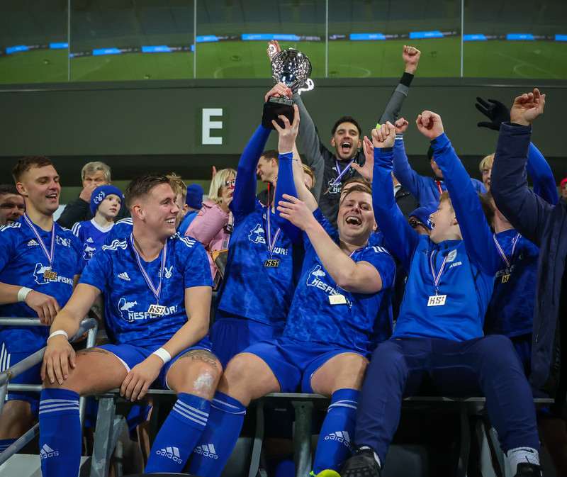 Myndaveisla: Víðir vann Fótbolti.net bikarinn