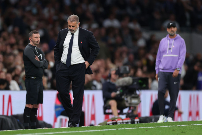 Ange Postecoglou, stjóri Tottenham.