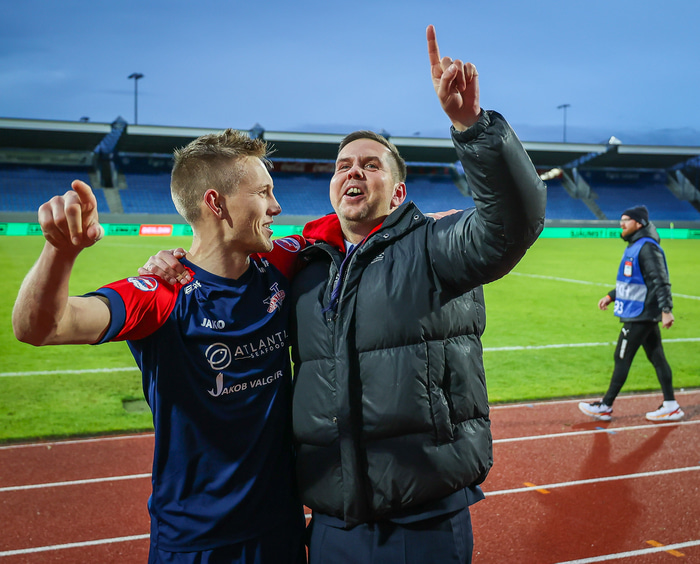 Elmar fyrirliði og Sammi formaður.