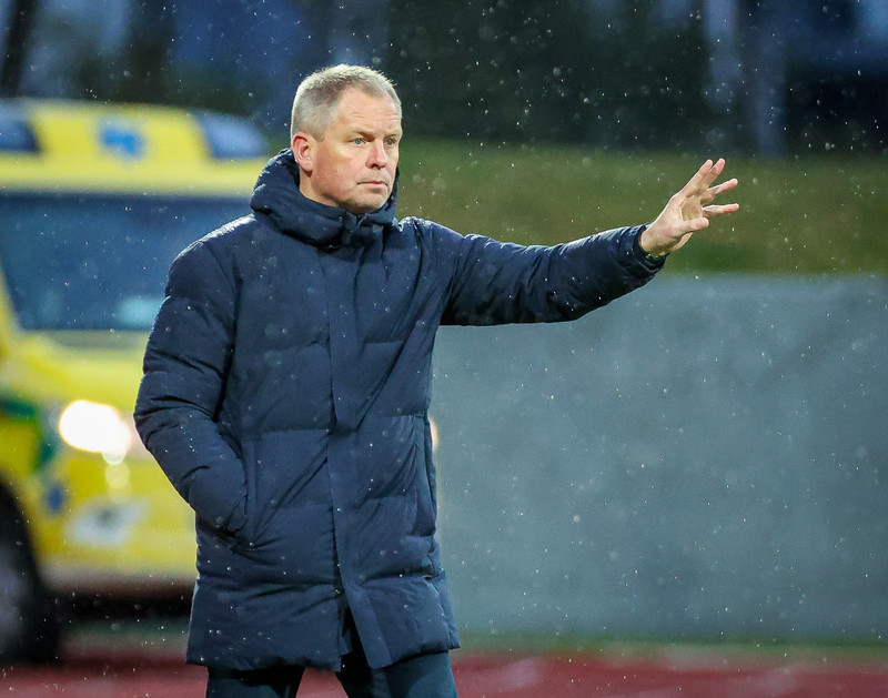 Óskar tók við Haugesund í október.