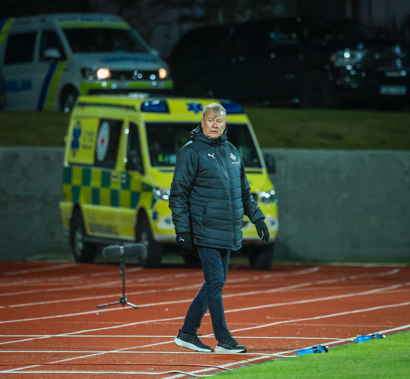 Age Hareide, landsliðsþjálfari Íslands.